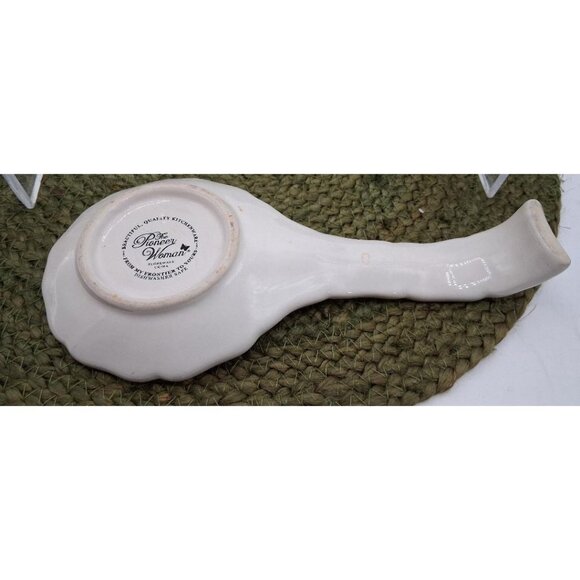 The Pioneer Woman Floral Poinsettia Stoneware Spoon Rest - Picture 2 of 5